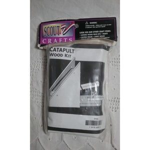 Vintage 1996 Catapult Wood Kit Scout Crafts